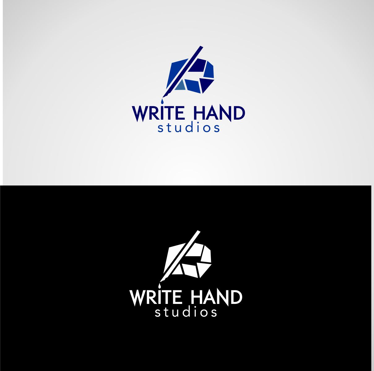 Logo Design by FlorinMH for Write Hand Studios | Design #12985773