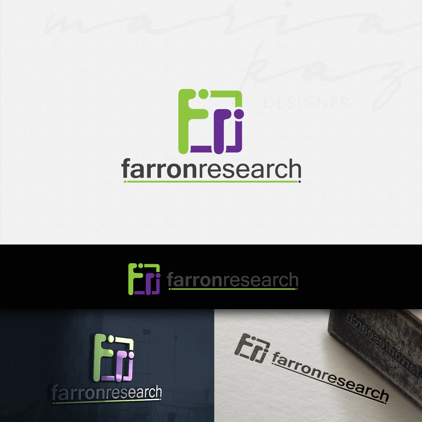 Design de Logo par maria-kaz pour Farron Research | Design #13231910
