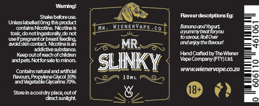 Label Design by delishez for Wiener Vape Company (pty) ltd. | Design #13171641