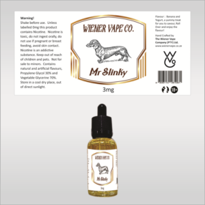 Etikett-Design von geeta Designs für Wiener Vape Company (pty) ltd. | Design #13213284
