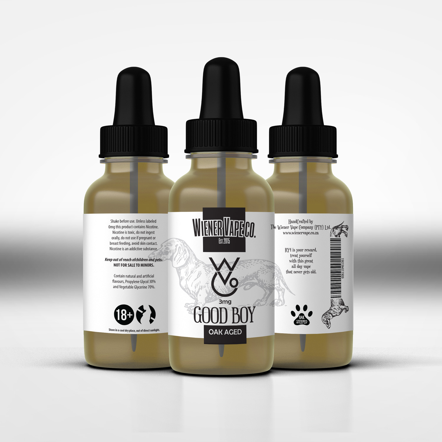 Label Design by skahorse for Wiener Vape Company (pty) ltd. | Design #13059261