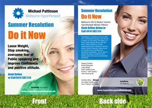 Flyer Design by uk for Acumen Clinical Hypnotherapy | Design: #2452472
