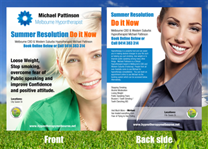 Flyer Design by uk for Acumen Clinical Hypnotherapy | Design: #2452481