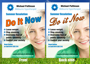 Flyer Design by uk for Acumen Clinical Hypnotherapy | Design: #2452621