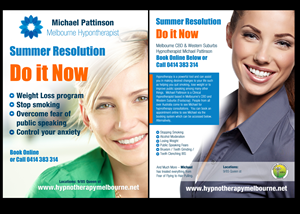 Diseño de Flyer por uk para Acumen Clinical Hypnotherapy | Diseño #2459300