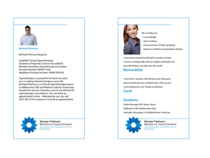 Diseño de Flyer por neapsdesigns para Acumen Clinical Hypnotherapy | Diseño #2459821