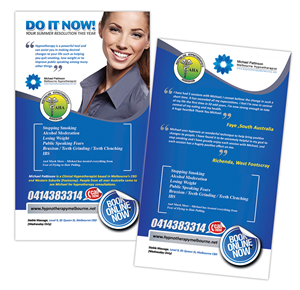 Flyer Design by creationz2011 for Acumen Clinical Hypnotherapy | Design: #2468467