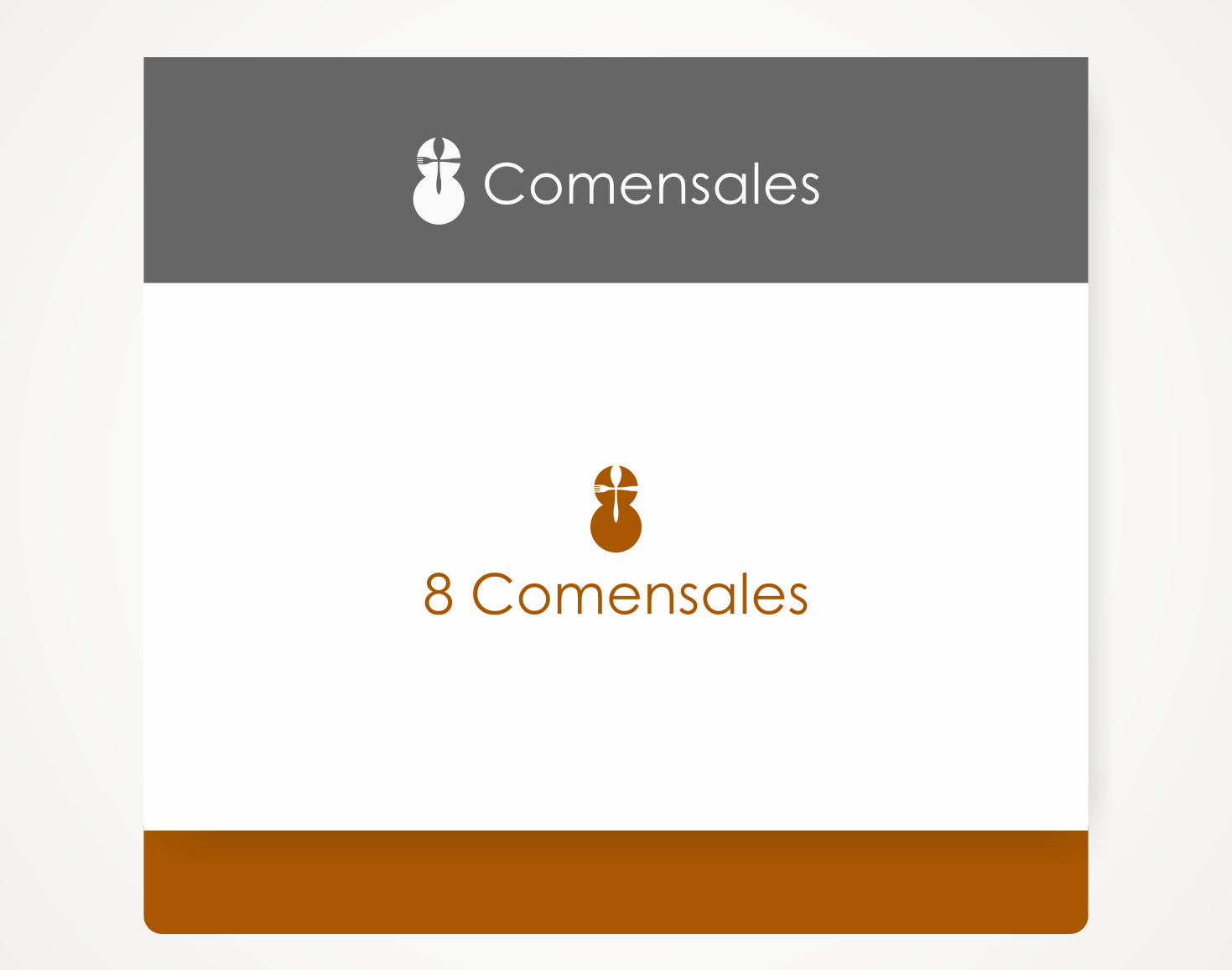 Logo Design by Savana for 8 Comensales | Design #12989874