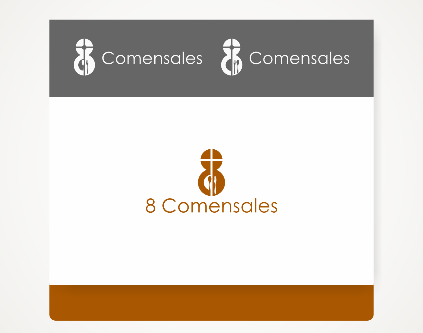 Logo Design by Savana for 8 Comensales | Design #12989879