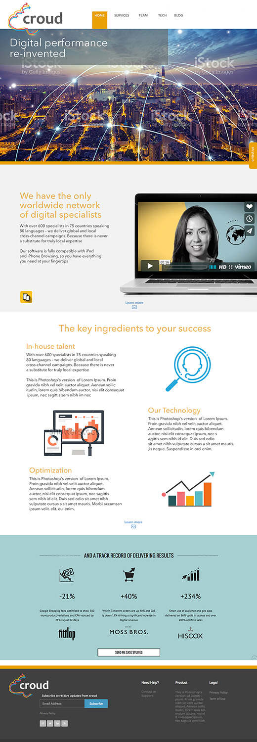 Web Design by graphixir for this project | Design #13062733