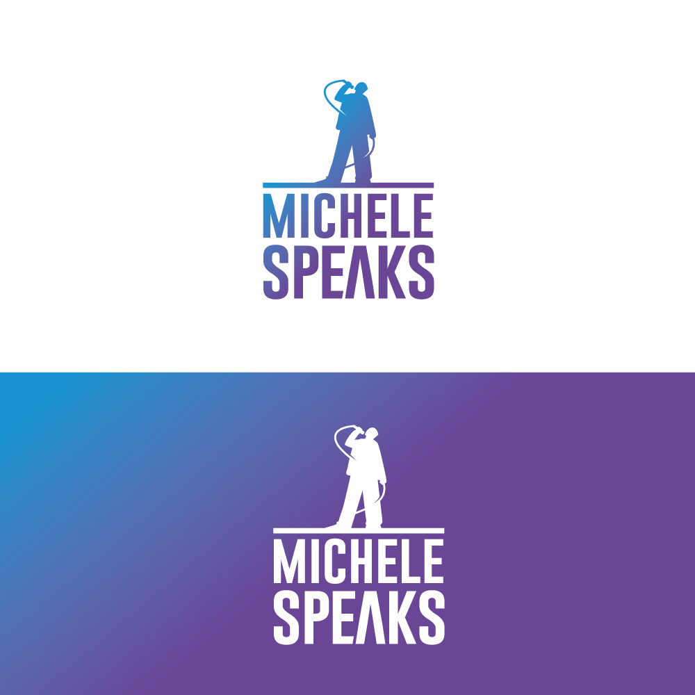 Logo Design by Sujit Banerjee for MicheleSpeaks | Design #12997805