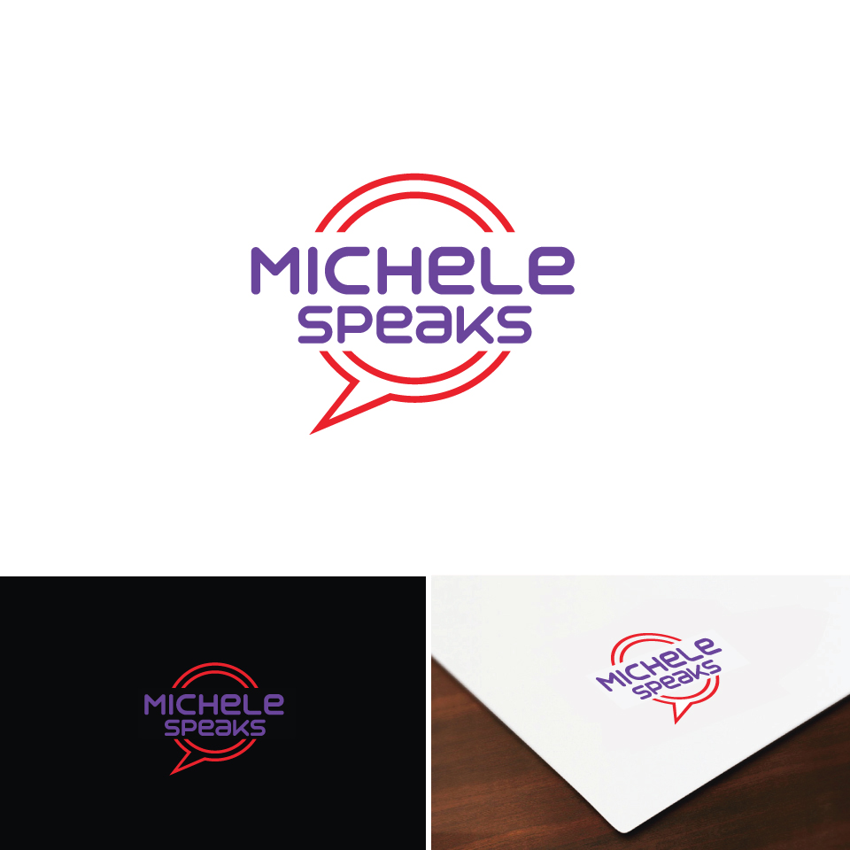 Logo Design by e-graphics for MicheleSpeaks | Design #12995307