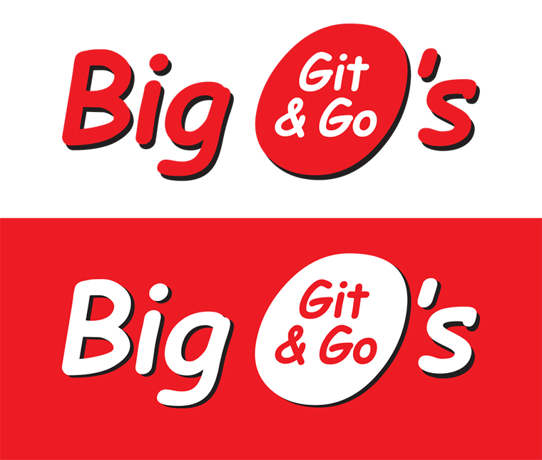 Design de Logo par Innerworld Designs ltd. pour Big O's Git & Go | Design #13002855