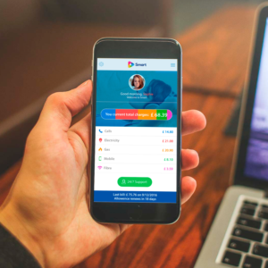 Smarthome App Homepage Design making customers feel in control of their spend | App Design by Nightmist