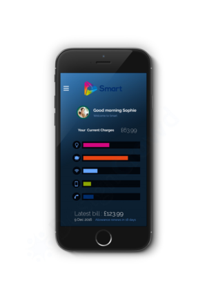 Smarthome App Homepage Design making customers feel in control of their spend | App Design by AppGeek