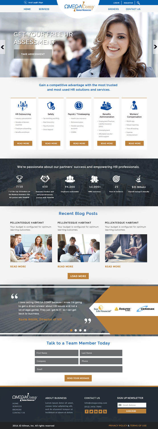 Web Design by bdesigner9 for Sacramento Marketing Labs | Design #13014435