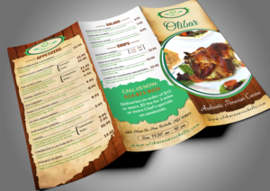 Flyer Design by debdesign for Olibar Peruvian Cuisine | Design: #13060149