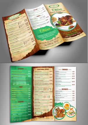 Flyer Design by debdesign for Olibar Peruvian Cuisine | Design: #13070599