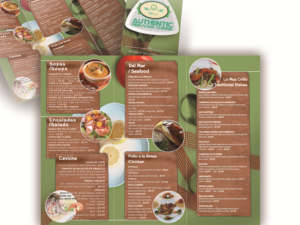 Flyer Design by GXW Design for Olibar Peruvian Cuisine | Design: #13143062