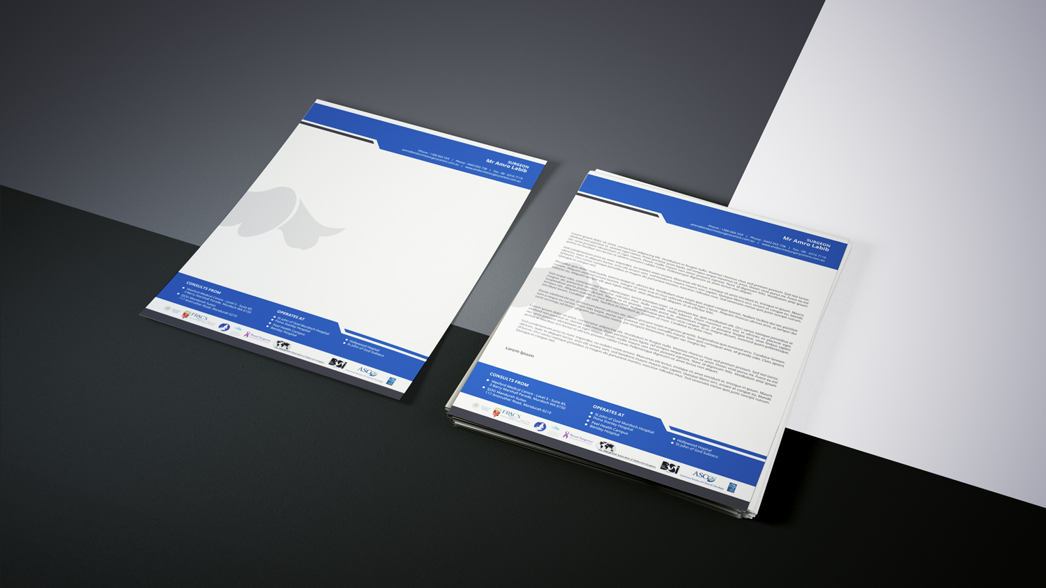 Stationery Design by JK18 for Endocrine Surgery Centre | Design #15376690