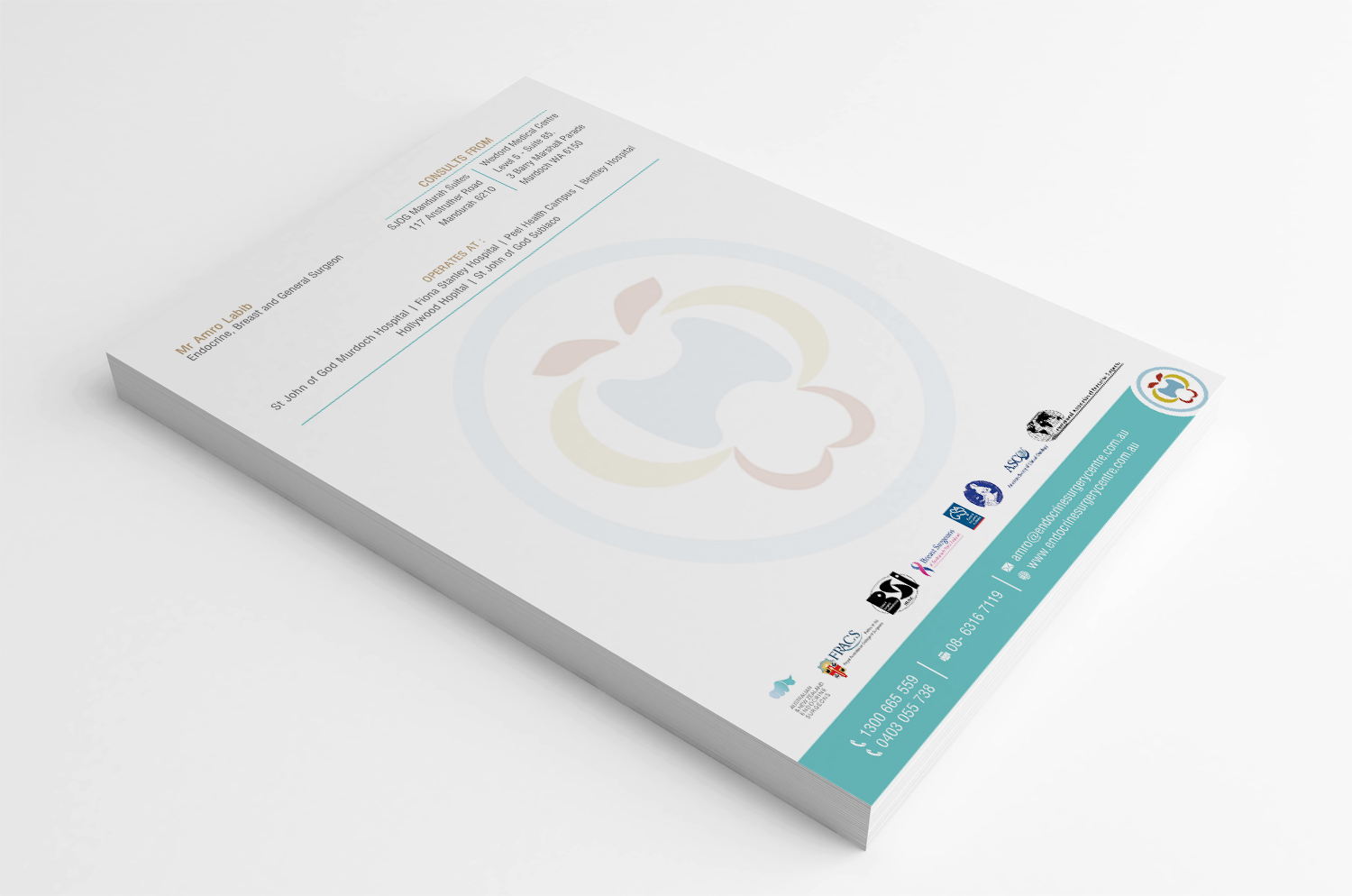 Stationery Design by SL Designer for Endocrine Surgery Centre | Design #15355503