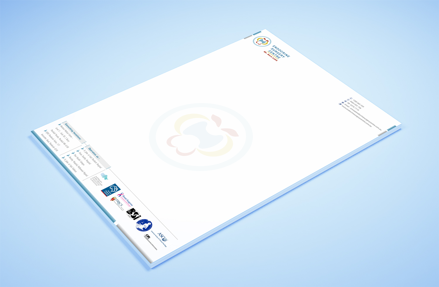 Stationery Design by Petter Goms for Endocrine Surgery Centre | Design #15349821