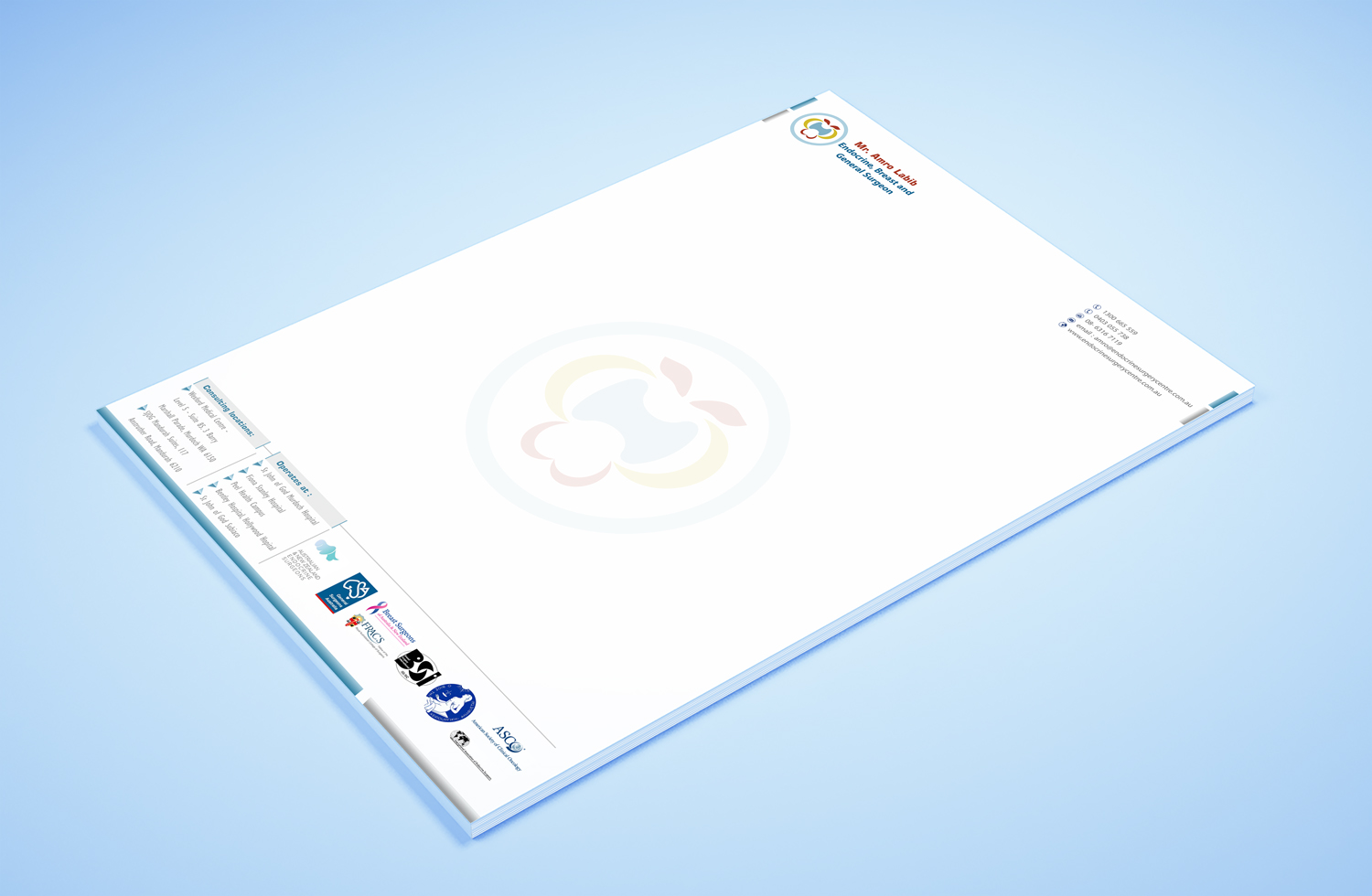 Stationery Design by Petter Goms for Endocrine Surgery Centre | Design #15350806
