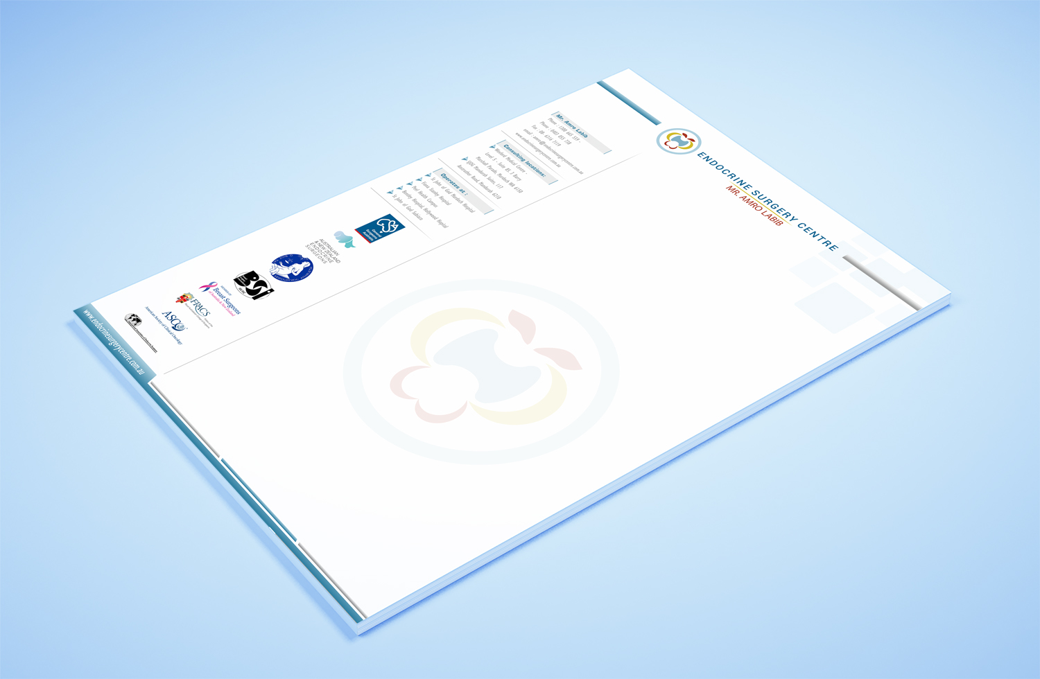 Stationery Design by Petter Goms for Endocrine Surgery Centre | Design #15378304