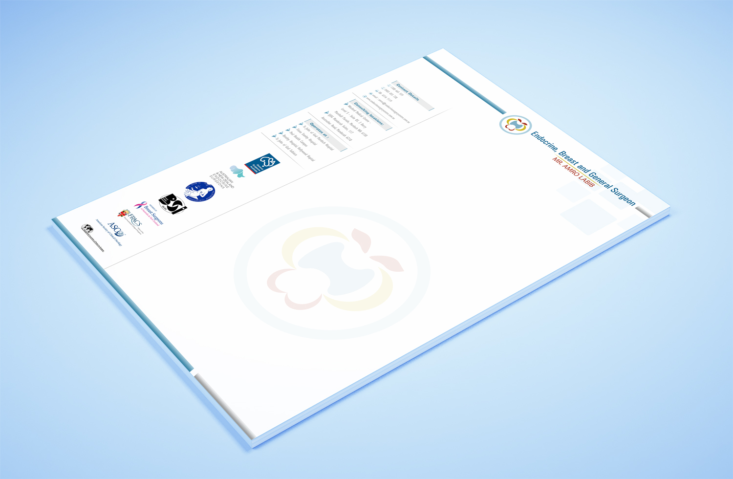 Stationery Design by Petter Goms for Endocrine Surgery Centre | Design #15378641