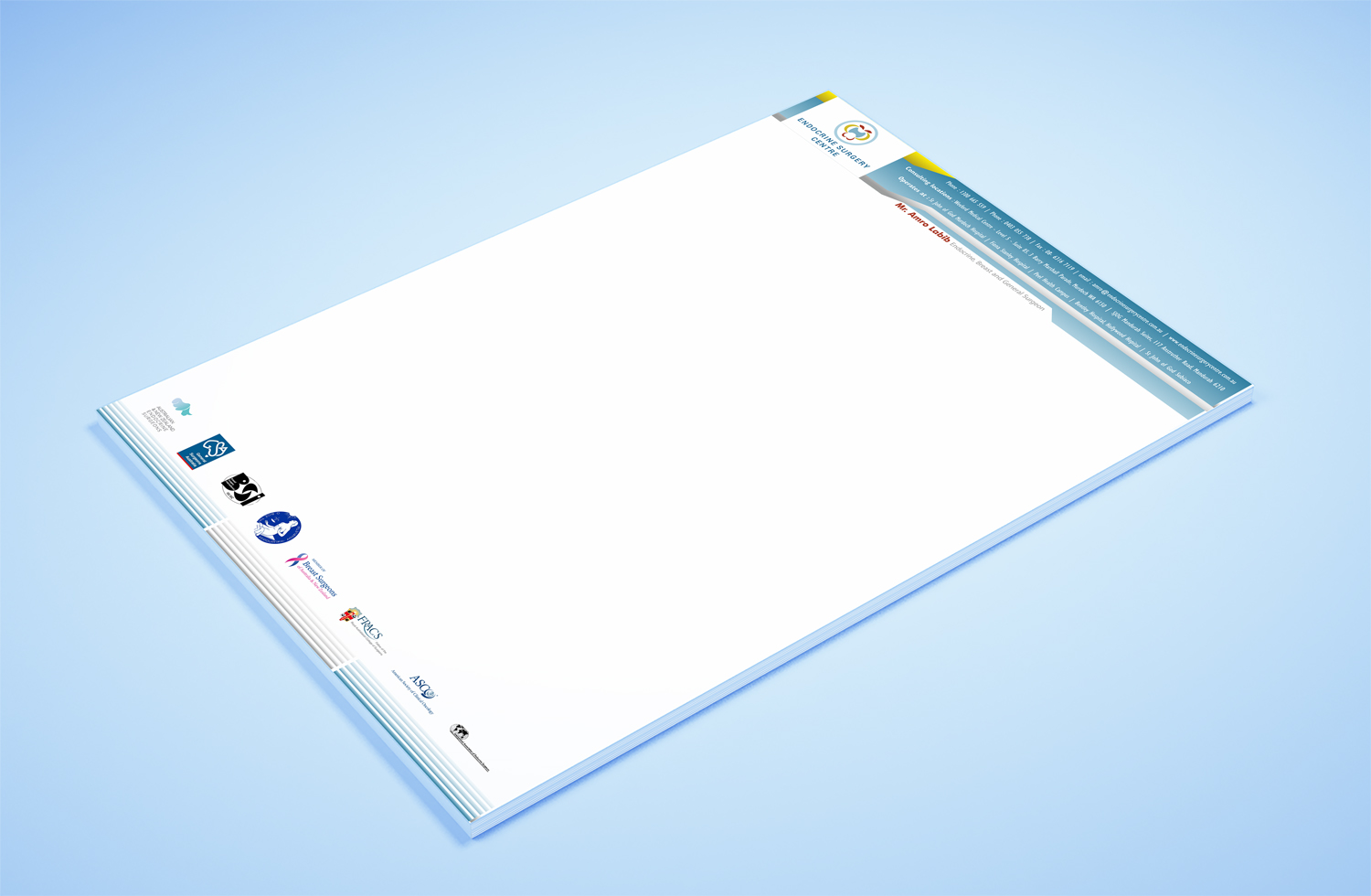 Stationery Design by Petter Goms for Endocrine Surgery Centre | Design #16112960