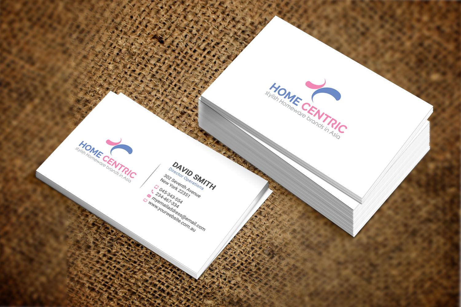 Business Card Design by Sandaruwan for Home Centric | Design #13012960