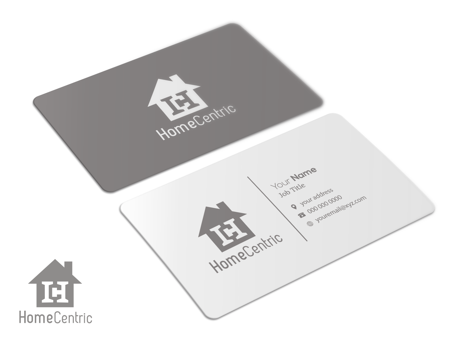 Diseño de Tarjeta de Presentación por Riz' para Home Centric | Diseño #13003593