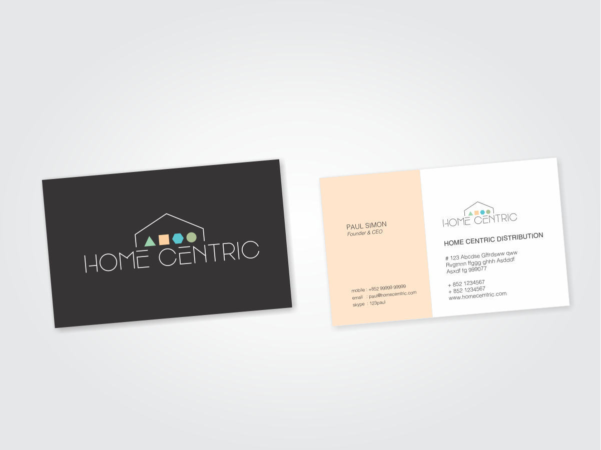 Business Card Design by ATUL SOOD for Home Centric | Design #13092906