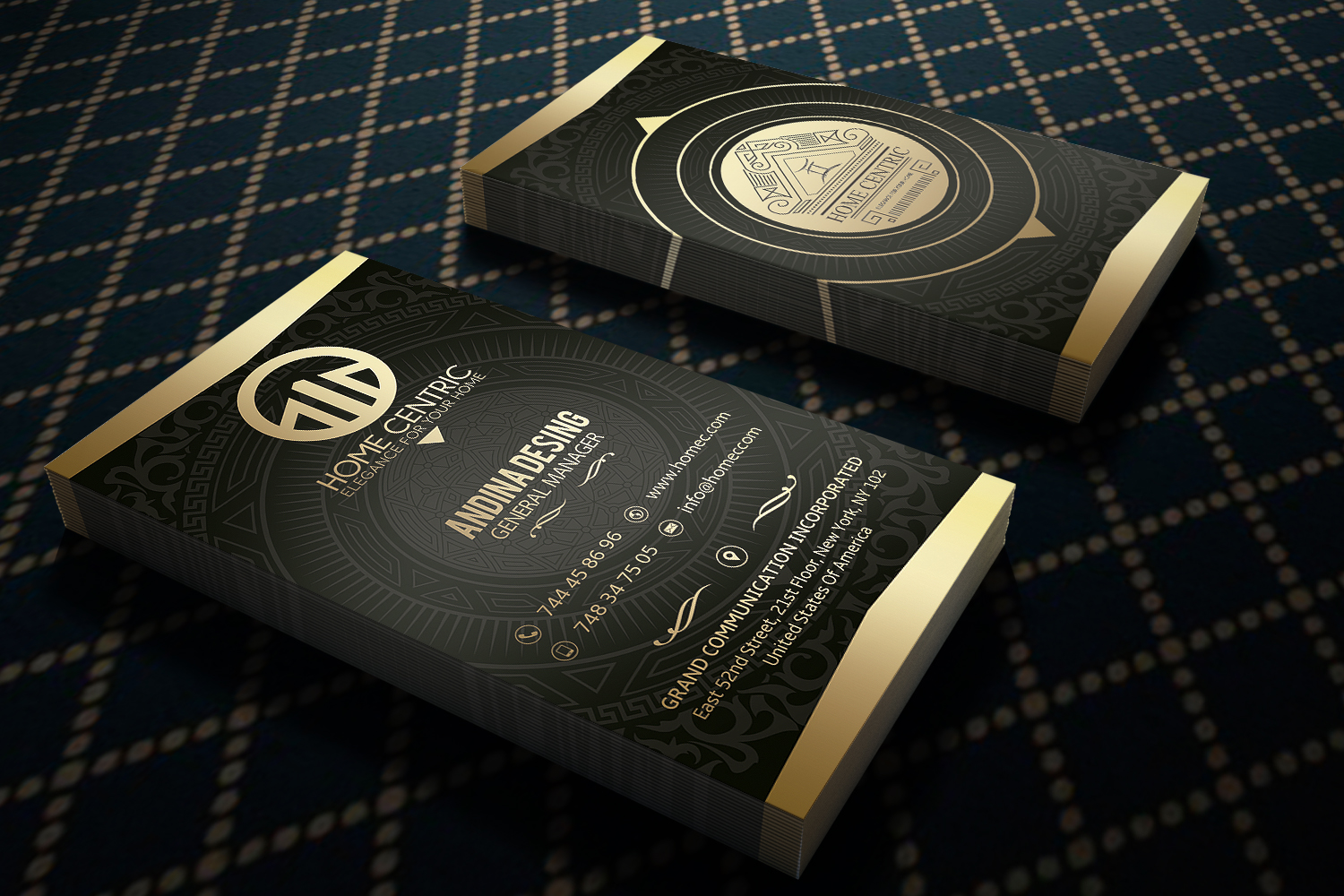 Business Card Design by ANDINA GRAPHIC DEVELOPMENTS for Home Centric | Design #13066243