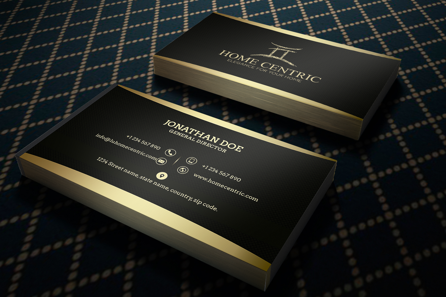 Business Card Design by ANDINA GRAPHIC DEVELOPMENTS for Home Centric | Design #13066257