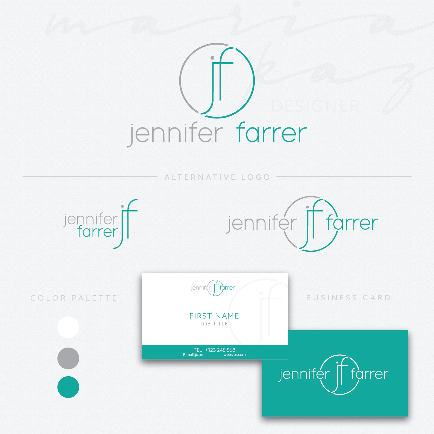 Diseño de Logo por maria-kaz para Jennifer Farrer | Diseño #13007606