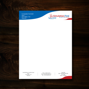 Stationery Design by uk for PL Simulation.Tirol GmbH | Design: #13073375