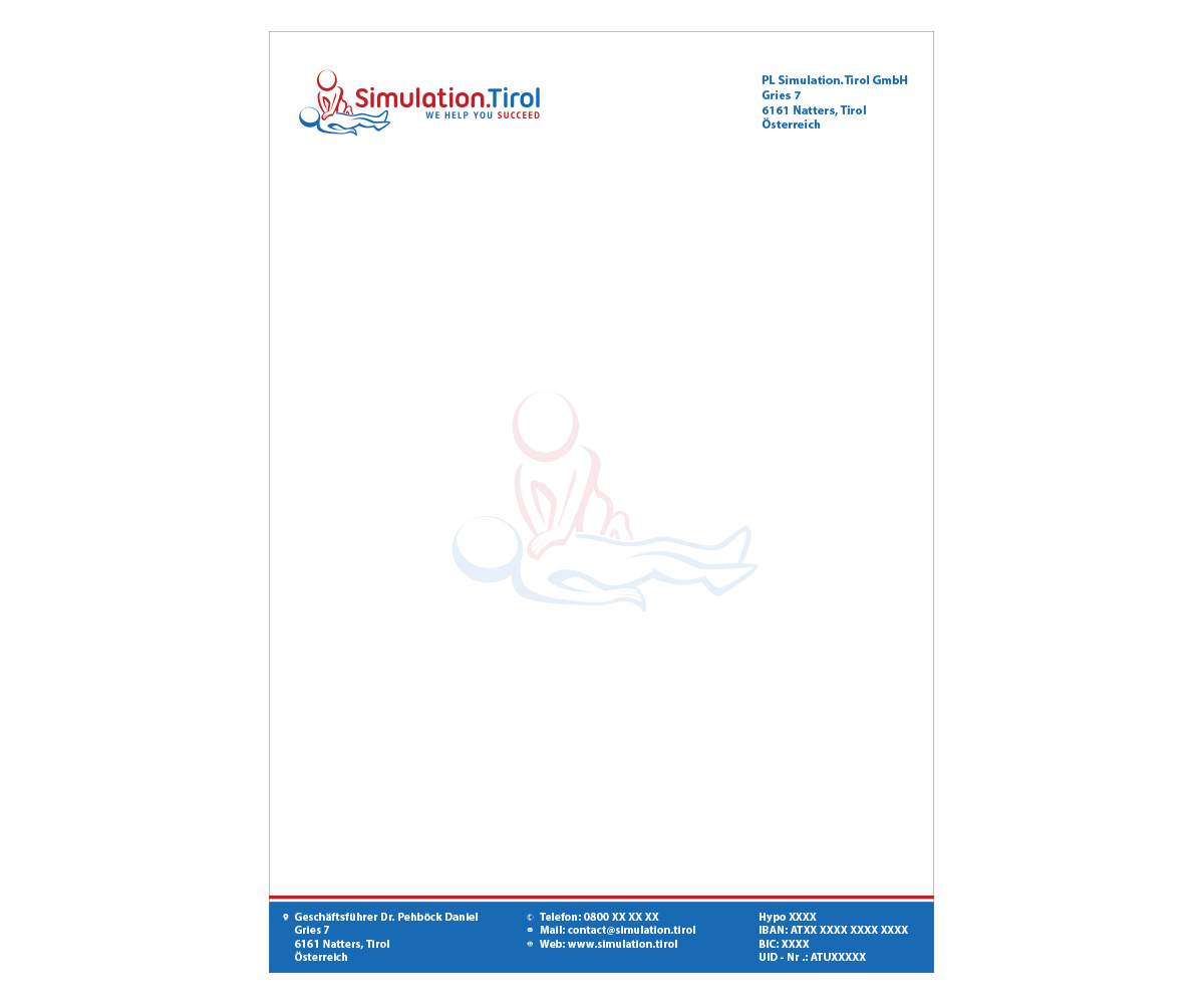 Diseño de Papelería por FSDMedia para PL Simulation.Tirol GmbH | Diseño #13105484