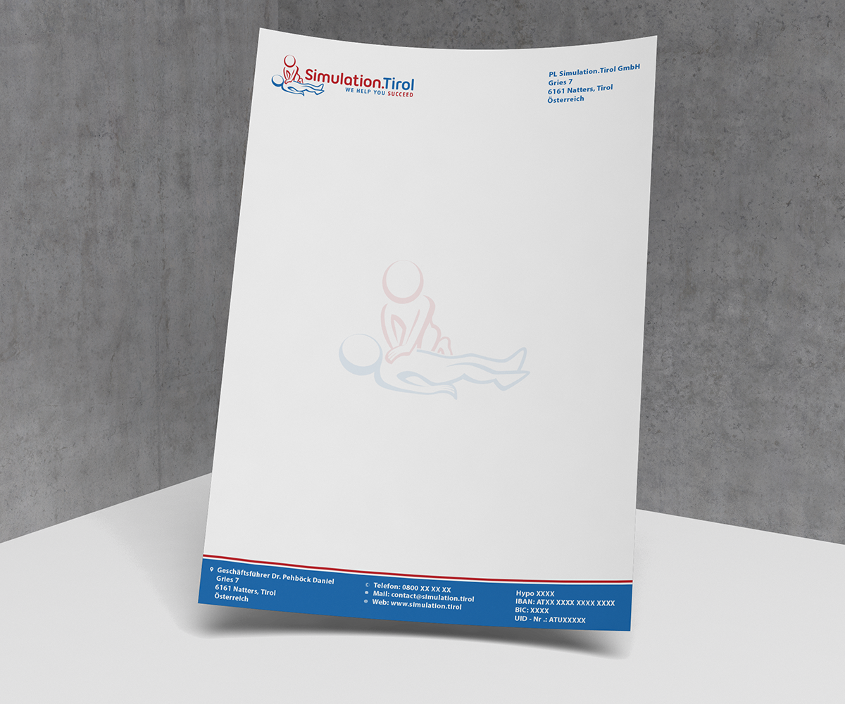 Diseño de Papelería por FSDMedia para PL Simulation.Tirol GmbH | Diseño #13105485
