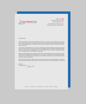 Diseño de Papelería por chandrayaan.creative para PL Simulation.Tirol GmbH | Diseño: #13083459
