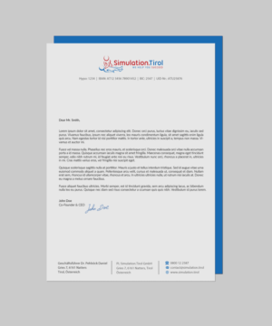 Diseño de Papelería por chandrayaan.creative para PL Simulation.Tirol GmbH | Diseño: #13083469