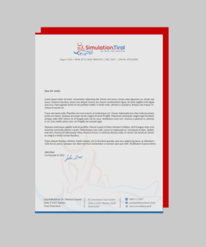 Diseño de Papelería por chandrayaan.creative para PL Simulation.Tirol GmbH | Diseño: #13083492