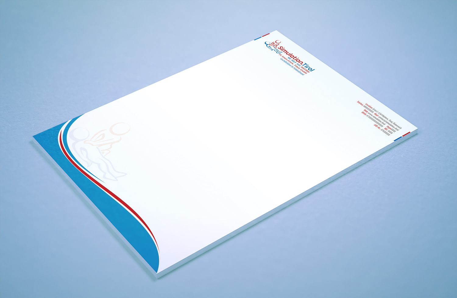 Diseño de Papelería por Petter Goms para PL Simulation.Tirol GmbH | Diseño #13097048