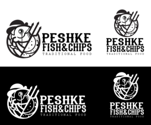 Peshke Fish & Chips | Logo Design by alemi