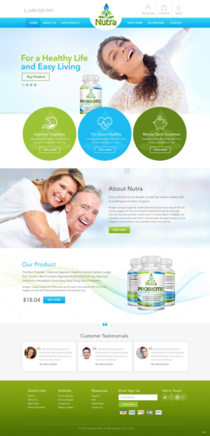 Wordpress Design by pb for Next Energy Alliance | Design: #13041142