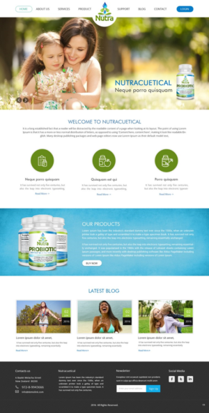 Wordpress Design by pb for Next Energy Alliance | Design: #13041144