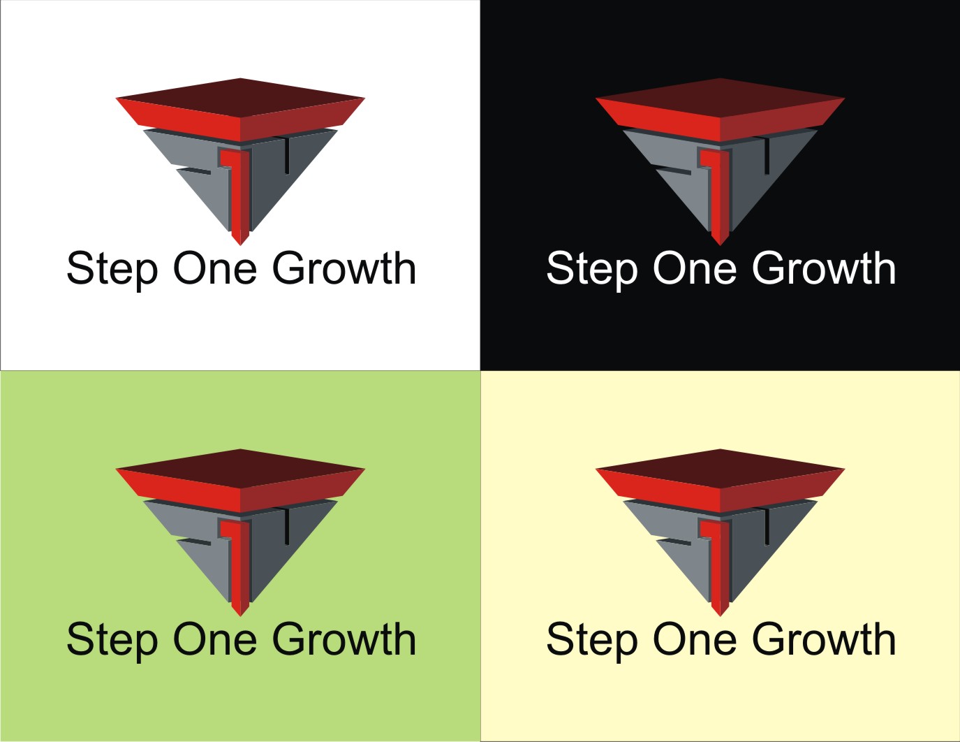 Logo Design by Rendell Sueña for Step One Growth | Design #13014719