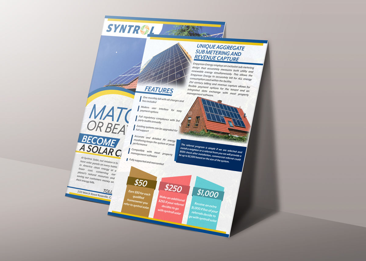 Flyer Design by Impressive Solutions for Syntrol | Design #13202190