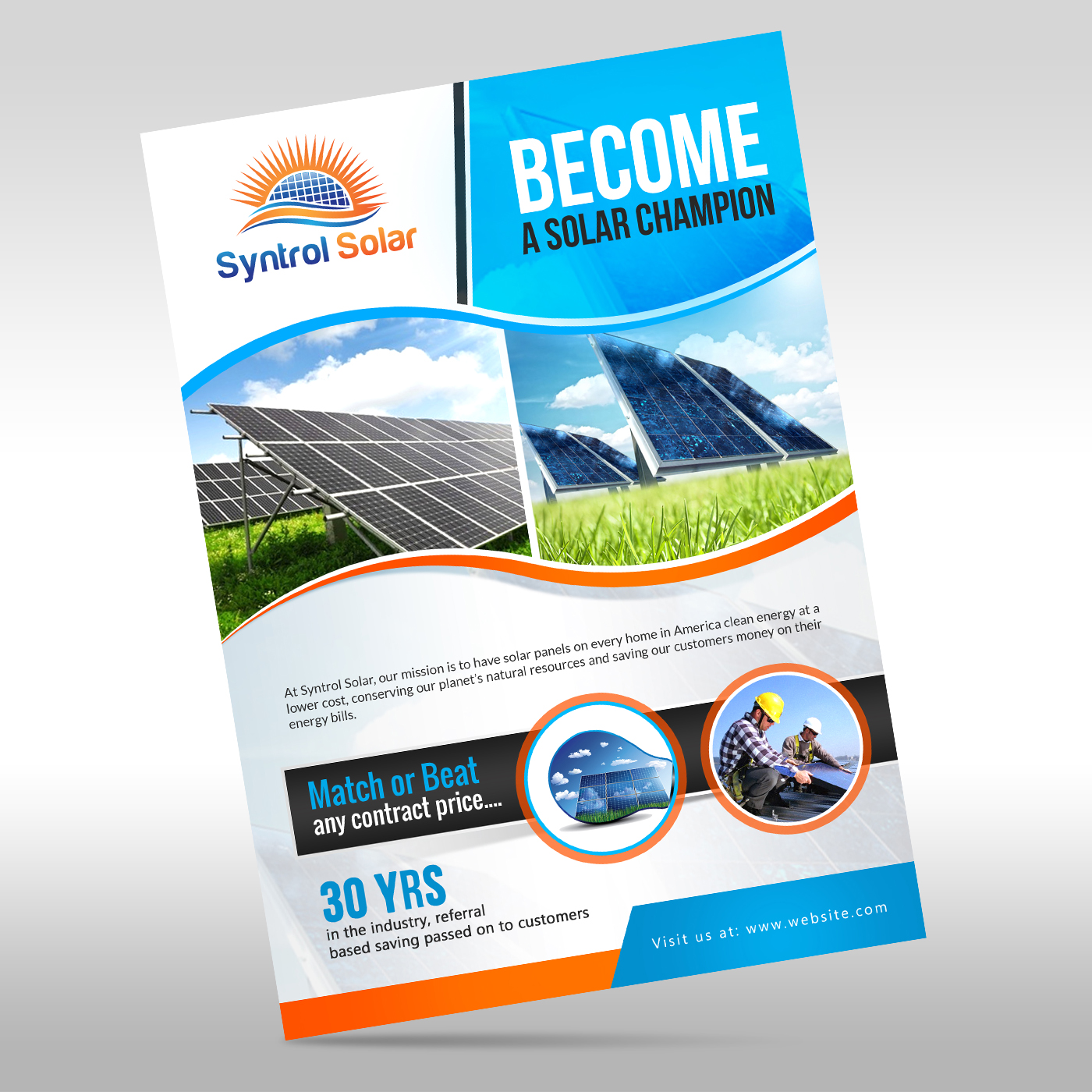 Flyer Design by debdesign for Syntrol | Design #13150036