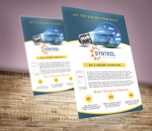 Flyer Design by Kavitha Rajagopal for Syntrol | Design: #13151387